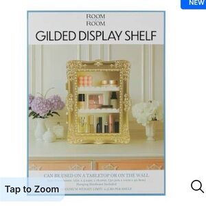 Viral Gilded Display Shelf offers welcome